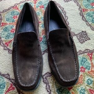 Brown Tods Suede Loafers size 9